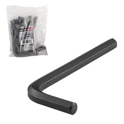 [ST-6-200-245] LLAVE HEXAGONAL L CORTA CrV  1/4"  (PRECIO X PZA - EMPAQUE C/10 PZAS)