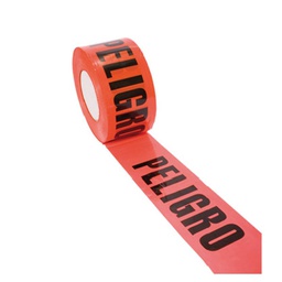 [ST-6-500-550] CINTA ROJA LEYENDA PELIGRO ( PRECIO X PIEZA)