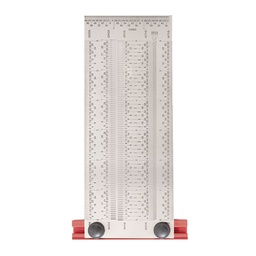 [STWS-1804-5776] REGLA DE PRECISION DE MARCADO EN FORMA DE T ANCHA DE AC. INOX. 8" CON 1 LAPICERO Y PUNTILLAS