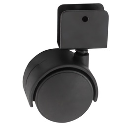 [Y-2135-50] RODAJA TIPO YOYO C/PLACA "U" 50X46MM PZ