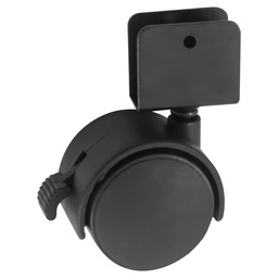 [Y-2136-50] RODAJA TIPO YOYO C/PLACA "U" c/freno 50X46MM (Precio x pieza - Empaque c/4 pzas)