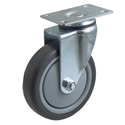 [Y-4030-100] RODAJA DE TPR CON PP GIRATORIA 4X2"