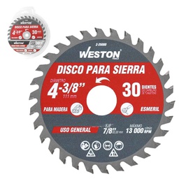 [Z-25070] DISCO PARA SIERRA CIRCULAR P/MADERA 10'' X 1'' 40DT