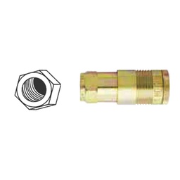 [ZH-00670] CONEXION RAPIDA HEMBRA 1/2" NPT  ESTILO G Mod 1815BK