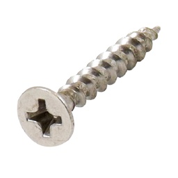 [ZL-13014] PIJA PLANA PARA MADERA NIQUELADA#6 x 3/4" (Precio x Caja a Granel c/24000piezas)