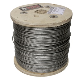 [HK5132] CABLE ACERO GALVANIZADO 1/8" 7X7 100mts