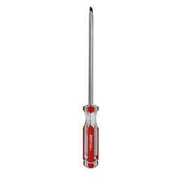 [TO2011] DESARMADOR ACETATO ROJO PLANO 1/4X4