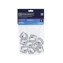 [TC4691] ABRAZADERA SIN FIN #04 BANDA 1/2" 10 PZS