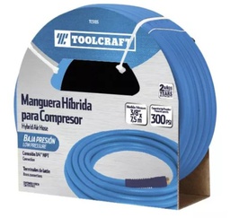 [TC5105] MANGUERA COMPRESOR HIBRIDA AIRE BAJA PRESION 3/8" X 7.5M