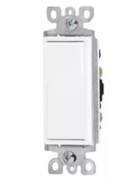 [FU1323 IN HOUSE ] APAGADOR SENCILLO 3 VIAS PARA PLACA PLASTICA