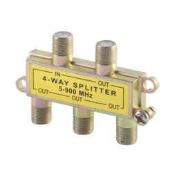 [FU0632 IN HOUSE ] DIVISOR CUATRO SALIDAS METALICO
