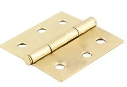[PF0106] BISAGRA CUADRADA PREMIUM3" X 3" ACERO LATONADO