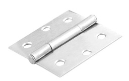 [PF0116] BISAGRA CUADRADA PREMIUM3" X 3" CROMO MATE