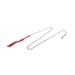 [WF9737] CADENA PARA PERRO CORREA ROJA2MM X 1.2M (48")