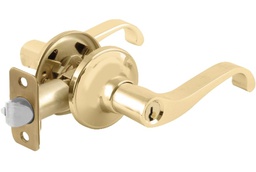 [PF0069 IN HOUSE ] CERRADURA DE MANIJA STANFORD BAÑO DERECHA LATON BRILLANTE