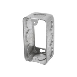 [FU1635 IN HOUSE ] EXTENSION METALICA CAJA RECTANGLUAR 4"X2"