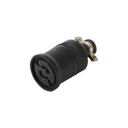 [FU1589 IN HOUSE ] CONTACTO EXTENSION SEGURIDAD MEDIA VUELTA 2P 20A 250V NYLON