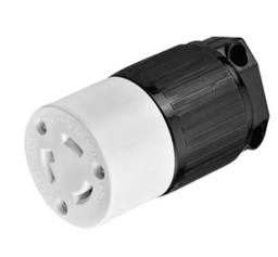 [FU1591 IN HOUSE ] CONTACTO EXTENSION SEGURIDAD MEDIA VUELTA 3P 15A 250V NYLON