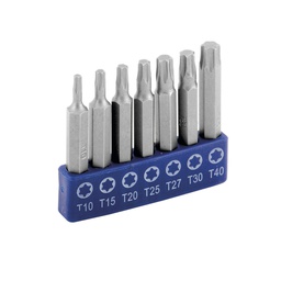 [TC1253] PUNTAS 2" TORX DESARMADOR JUEGO 7 PIEZAS