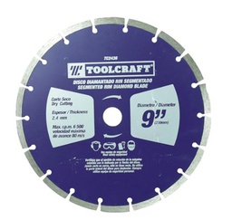 [TC2436] DISCO DIAMANTADO DE CORTE SEGMENTADO 9"