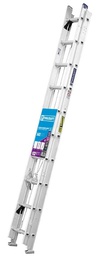 [TC5619] ESCALERA DE EXTENSION DE      ALUMINIO TIPO III 28 ESCALONES