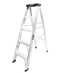 [WF9542] ESCALERA TIJERA DE ALUMINIO S/CHAROLA TIPO III 4 ESCALONES