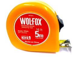 [WF3515] FLEXOMETRO 5M X 19MM (3/4") TARJETA CON 9 PZ VERDE NEON