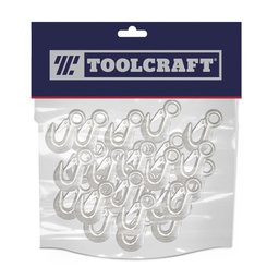 [TC2613] GUARDACABOS PARA CABLE DE ACERO 1/8" SET 10 PZAS
