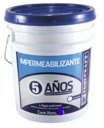 [TC4338] IMPERMEABILIZANTE ACRILICO 5AÑOS TERRACOTA 19 LTS