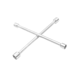[TC0242] LLAVE DE CRUZ CROMADA 18"