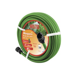 [WF9884] MANGUERA BICAPA JARDIN 1/2" X10M CONEXION PLASTICA