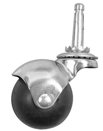 [TC3864] RODAJA DE HULE CON ESPIGA 40MM(11/2") T/BOLA USO RUDO