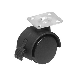 [TC3089] RODAJA DE NYLON CON PLACA Y FRENO 50MM (2") TIPO YOYO