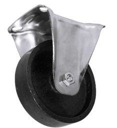 [TC5045] RODAJA FIERRO PLACA FIJA 4"(100MM)