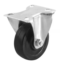 [TC5037] RODAJA HULE PLACA FIJA 4"(100MM)