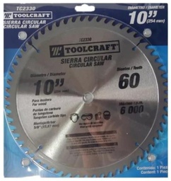 [TC2330] SIERRA CIRCULAR 10" EJE 5/8" CON 60 DIENTES