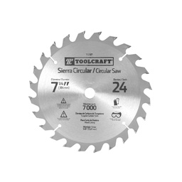[TC2327] SIERRA CIRCULAR 7 1/4" EJE 5/8" CON 24 DIENTES