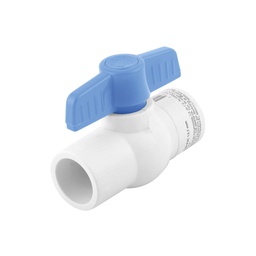 [YD0119] VALVULA ESFERA PVC CEMENTAR 1//2"