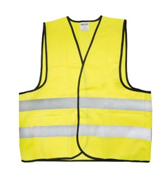 [WF0286 IN HOUSE ] CHALECO DE SEGURIDAD CON CINTAS REFLEJANTES AMARILLO