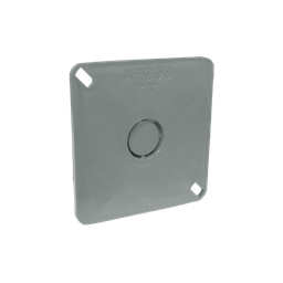 [TAPP725] TAPA PARA REGISTRO 5X5" GRIS