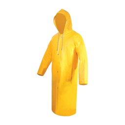 [ECO-1120MD] GABARDINA LARGA AMARILLA IMPERMEABLE ECOFRIENDLY, SELLADA. T-MD.
