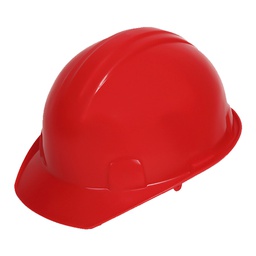 [ECO-2004RK] CASCO TIPO CACHUCHA DIELECTRICO ECOFRIENDLY ROJO SUSPENSION 6 PUNTOS PLASTICA, TIPO 1 CLAS E.