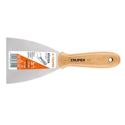 [14442] Espatula rigida 3' con mango de madera, Truper