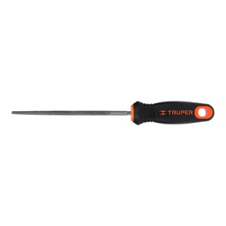 [15315] Lima redonda bastarda 6' con mango doble inyeccion, Truper
