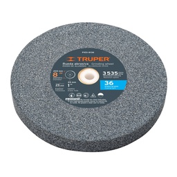 [16381] Rueda abrasiva p/esmeril 6 X 1', oxido de aluminio, grano 36