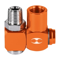 [19086] Destorcedor macho-hembra de aluminio, cuerda 1/4'NPT, Truper