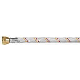 [24061] Manguera para gas, aluminio, 3/8' X 100 cm, Foset Basic