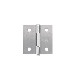 [25106] Bisagra cuadrada 2', cromo mate, cabeza plana, Basic