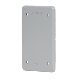 [46432] Placa tipo FS ciega, de sobreponer, Volteck