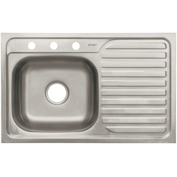 [47018] Tarja de empotrar 80x50cm tina izquierda, Foset Basic